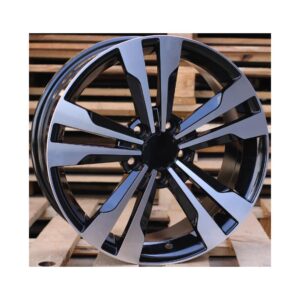 Mercedes Style 754 7.5x17 5x112 ET45 Black Face Machined