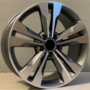 Mercedes Style 754 8.5x18 5x112 ET45 Gun Metal Face Machined