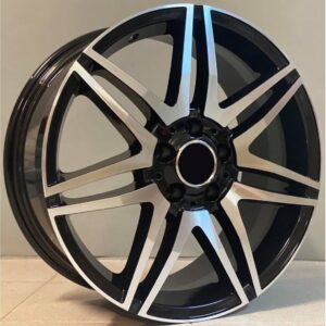 Mercedes Style 874 8x18 5x112 ET45 Black Face Machined