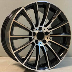 Mercedes Style 911 8.5x18 5x112 ET35/43/48 Black Face Machined