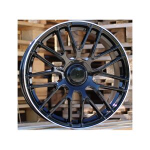 Mercedes Style 912 8.5x18 5x112 ET42 Black Glossy Lip