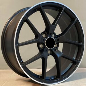 Mercedes Style 933 8x18 5x112 ET35/42 Black Matt Lip