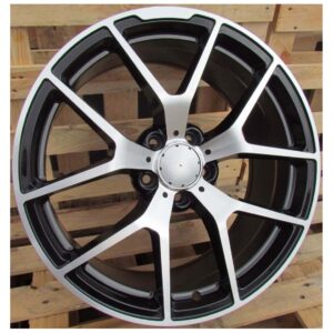 Mercedes Style 933 9.5x18 5x112 ET35 Black Face Machined