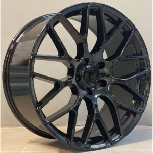 Mercedes Style 968 8.5x20 5x112 ET35 Black Glossy