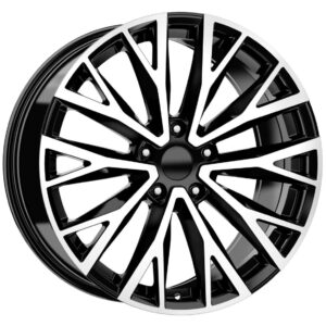 Mini Style 1384 8.5x19 5x112 ET45 Black Face Machined