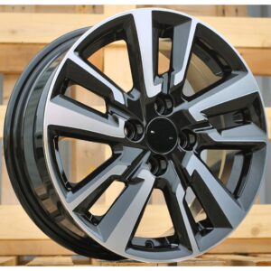 Nissan Style 5831 6x15 4x100 ET40 Black Face Machined