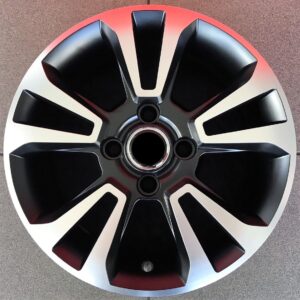 Opel Style 5078 6x14 4x100 ET40 Black Matt Face Machined