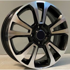 Opel Style 5078 6x15 4x100 ET40 Black Face Machined