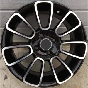 Opel Style 538 6.5x15 4x100 ET39 Black Face Machined