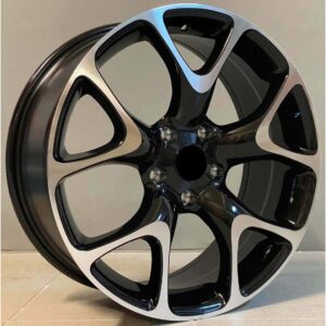 Opel Style 627 7x17 5x110 ET41 Black Face Machined