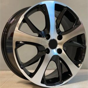 Peugeot Style 1039 6x15 4x108 ET25 Black Face Machined
