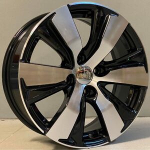 Peugeot Style 1081 6.5x16 4x108 ET18 Black Face Machined