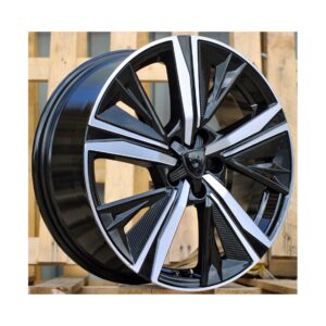 Peugeot Style 1187 7x17 4x108 ET25 Black Face Machined