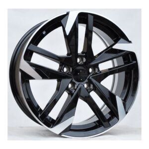 Peugeot Style 170 7x16 4x108 ET30 Black Face Machined