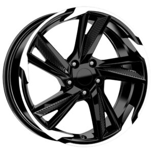 Peugeot Style 171 8x18 5x108 ET45 Black Face Machined
