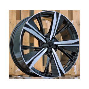 Peugeot Style 1918 8x19 5x108 ET40 Black Face Machined
