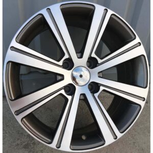 Peugeot Style 383 7.5x17 5x108 ET48 Gun Metal Face Machined