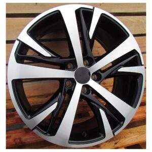 Peugeot Style 390 7.5x18 5x108 ET42 Black Face Machined