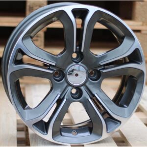 Peugeot Style 5108 6x15 4x108 ET25 Gun Metal Face Machined