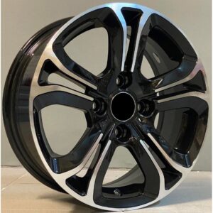 Peugeot Style 5108 6x16 4x108 ET22 Black Face Machined
