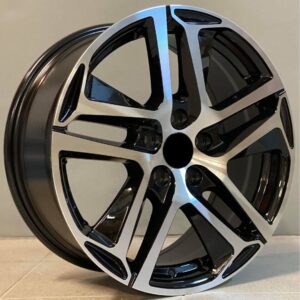 Peugeot Style 534 7x16 4x108 ET32 Black Face Machined