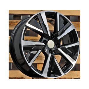 Peugeot Style 5906 7x17 4x108 ET32 Black Face Machined