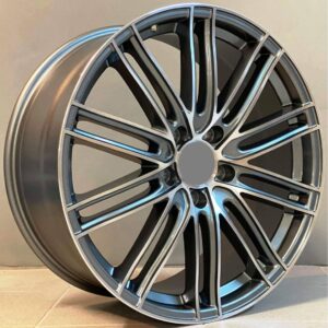 Porsche Style 1350 9.5x21 5x130 ET65 Gun Metal Face Machined
