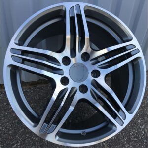 Porsche Style 458 11x19 5x130 ET67 Gun Metal Face Machined