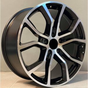 Porsche Style 5362 11x21 5x130 ET58 Black Face Machined