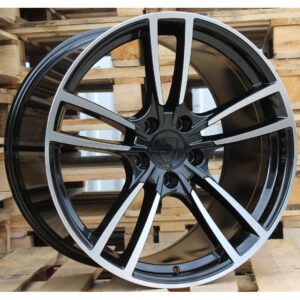 Porsche Style 5628 9.5x21 5x130 ET50 Black Face Machined