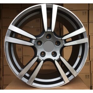 Porsche Style 677 10x21 5x130 ET55 Gun Metal Face Machined