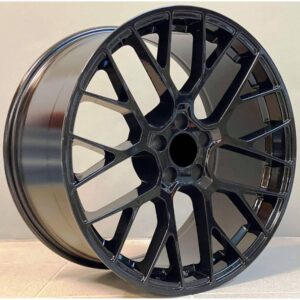 Porsche Style 998 9x20 5x112 ET26 Black Glossy