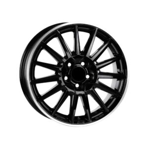 Racing 1263 6.5x16 4x108 ET47 Black Glossy Lip