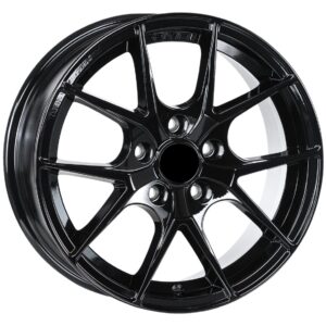 Racing 691 6.5x15 4x108 ET25 Black Glossy