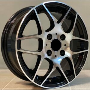 Renault Style 32 6x14 4x100 ET43 Black Face Machined