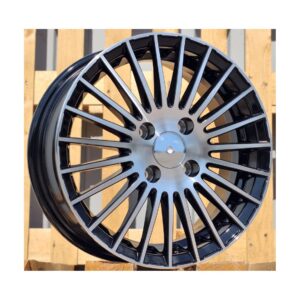 Renault Style 388 5.5x14 4x100 ET35 Black Face Machined