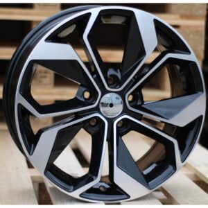Renault Style 5168 7x17 5x114.3 ET45 Black Face Machined