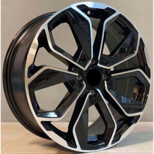 Renault Style 5296 7x17 5x114.3 ET45 Black Face Machined