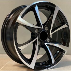 Renault Style 575 6x14 4x100 ET40 Black Face Machined