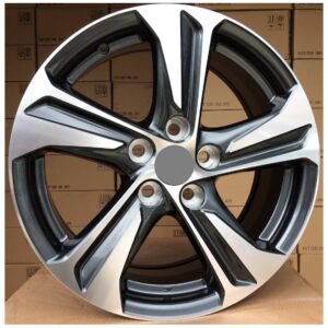 Renault Style 5832 5.5x14 4x100 ET35 Gun Metal Face Machined