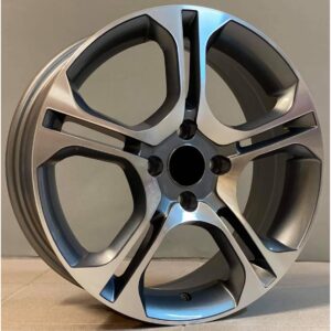 Renault Style 875 6.5x15 4x100 ET40 Gun Metal Face Machined