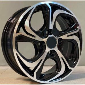 Renault Style 980 6.5x15 4x100 ET40 Black Face Machined