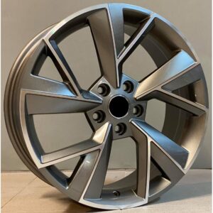 Skoda Style 211 7x18 5x112 ET43 Gun Metal Face Machined