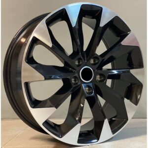 Skoda Style 354 7x18 5x112 ET43 Black Face Machined