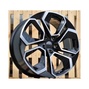 Skoda Style 5561 8x18 5x112 ET42 Black Face Machined