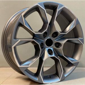 Skoda Style 791 7x17 5x112 ET40 Gun Metal Face Machined