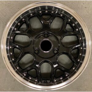 Smart Style 762 7x16 3x112 ET30 Black Glossy Lip