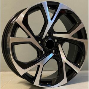 Toyota Style 132 7x17 5x114.3 ET45 Black Face Machined