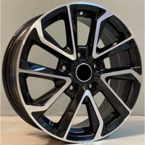 Toyota Style 177 7x17 5x100 ET40 Black Face Machined