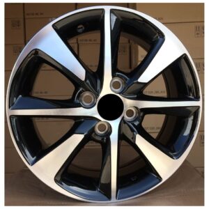 Toyota Style 28 5.5x14 4x100 ET40 Black Face Machined